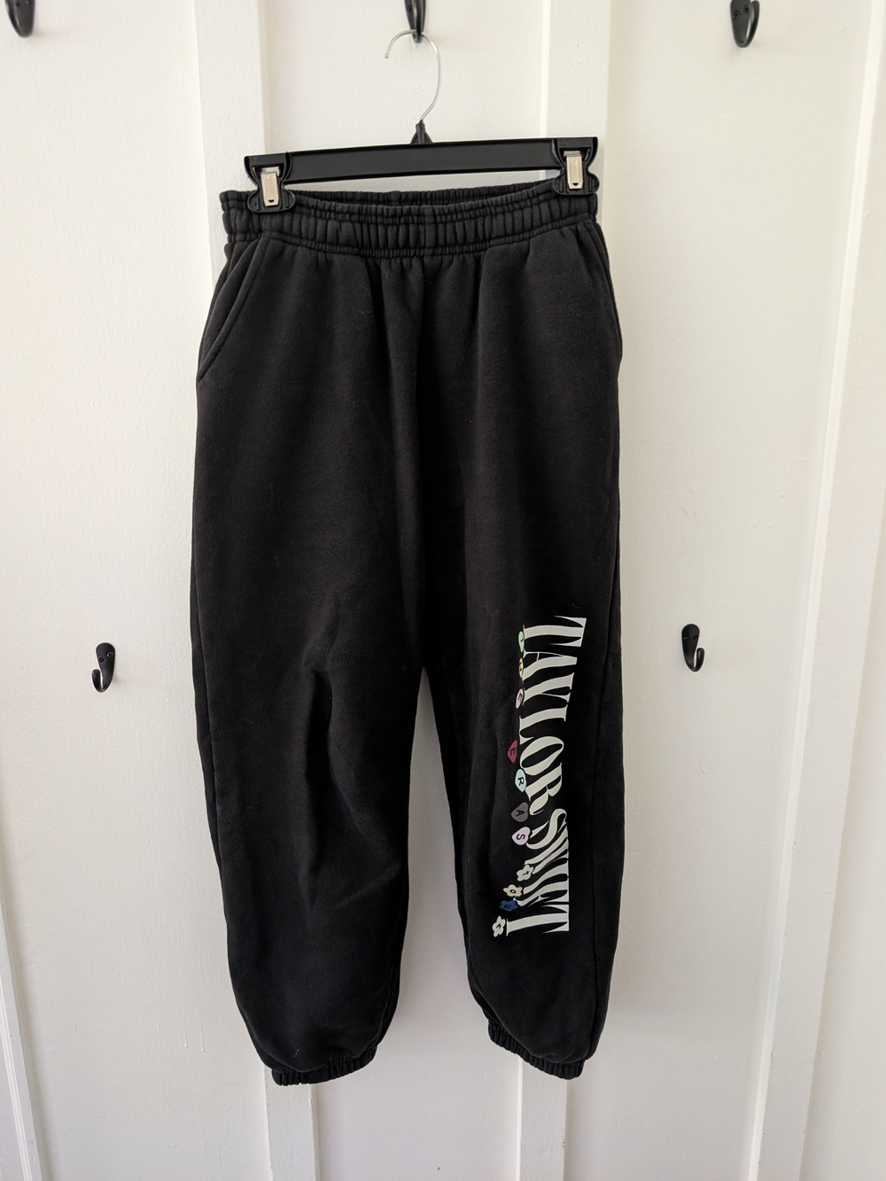 Taylor Swift Eras Tour Black Sweatpants